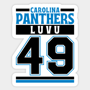 Carolina Panthers Luvu 49 Edition 3 Sticker